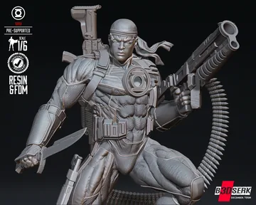 Green Lantern Jhon Stewart Sculpture thumbnail 6