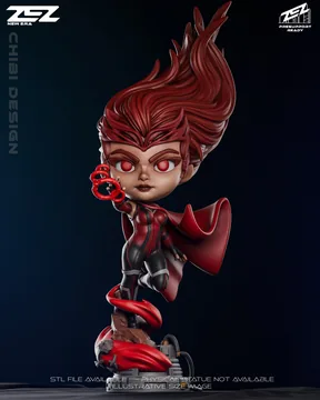 Scarlet Witch Chibi thumbnail 1