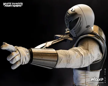 White Ranger Sculpture thumbnail 5