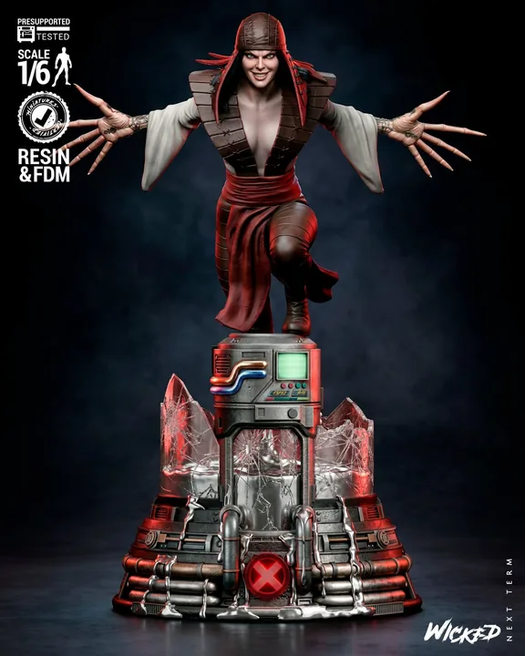 Lady Deathstrike Sculpture