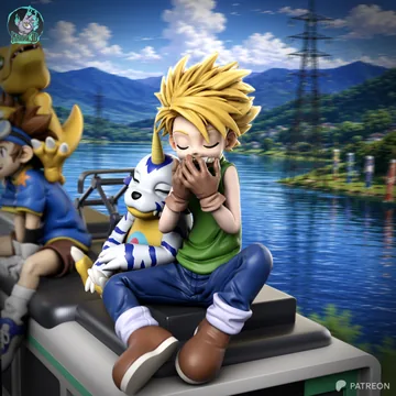 Matt x Gabumon Chibi thumbnail 1