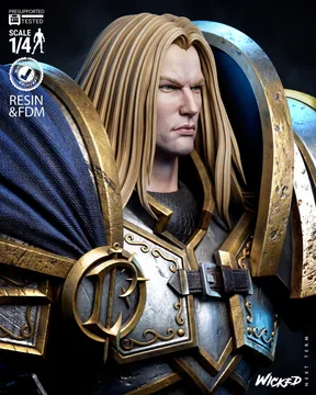 Arthas Bust thumbnail 3