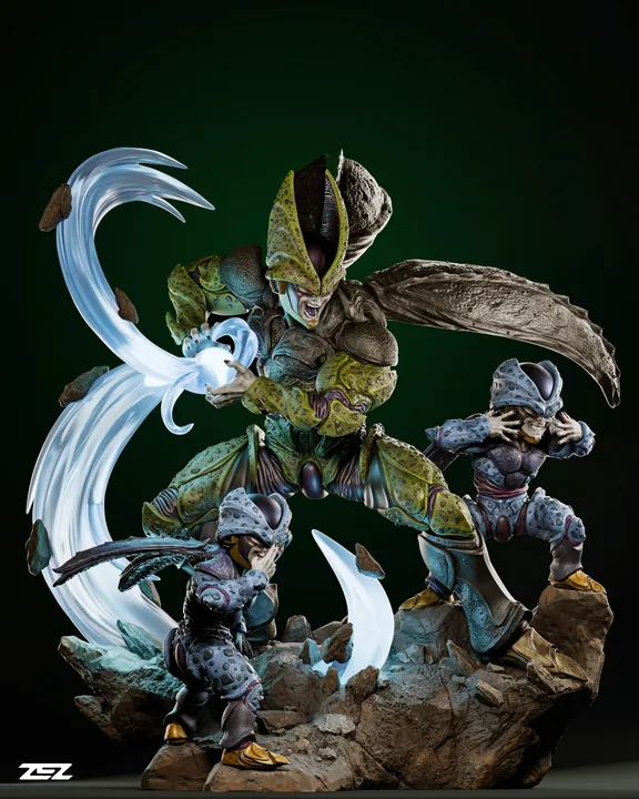 Cell Dbz Sculpture
