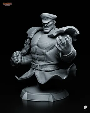 M. Bison Bust thumbnail 2
