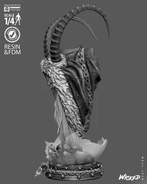 Krampus Bust thumbnail 2