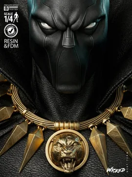 Black Panther Bust thumbnail 4