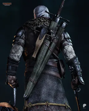 Geralt Sculpture thumbnail 3