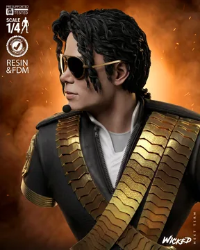 Michael Jackson Bust thumbnail 3