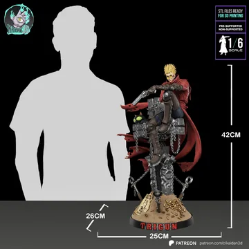 Vash the Stampede Sculpture thumbnail 6