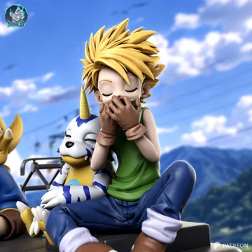 Matt x Gabumon Chibi thumbnail 3