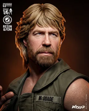 Chuck Norris Sculpture thumbnail 3