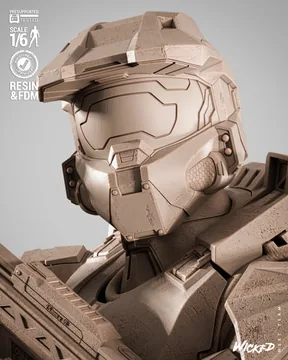 Master Chief Sculpture thumbnail 2