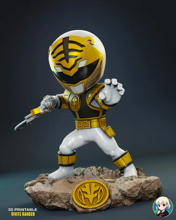 White Ranger Chibi