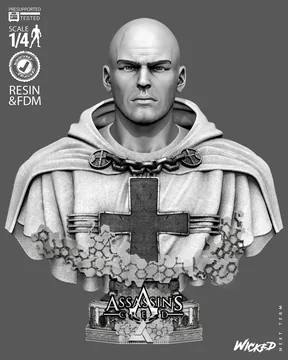 Robert de SablÃ© Portrait Bust thumbnail 2