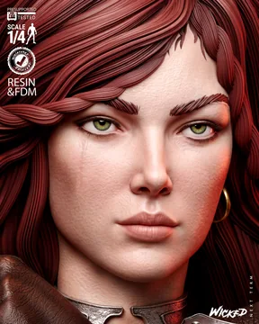 Red Sonja Portrait Bust thumbnail 2