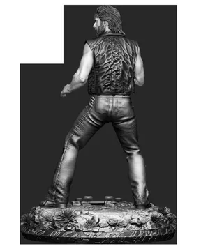 Chuck Norris Lone Wolf Sculpture thumbnail 6