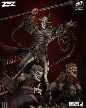 Batman Who Laughs Sculpture thumbnail 5