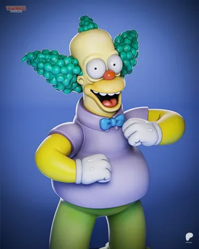 Krusty the Clown Chibi thumbnail 2