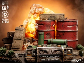 Lone Wolf McQuade Diorama thumbnail 2