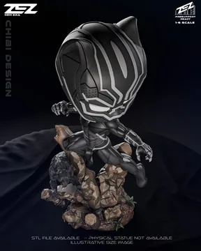 Black Panther Chibi thumbnail 5