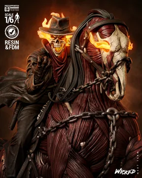 Ghost Rider Billy Sculpture thumbnail 5