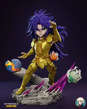 Gemini Saga Chibi thumbnail 5
