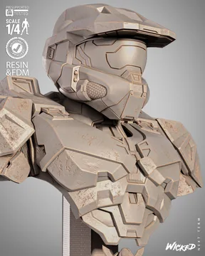 Master Chief Bust thumbnail 3