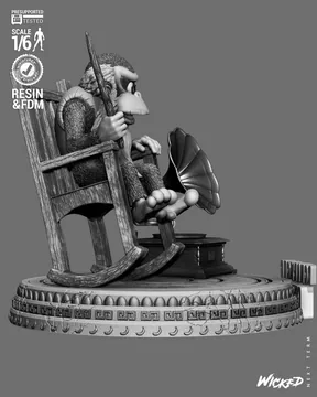 Cranky Kong Sculpture thumbnail 2