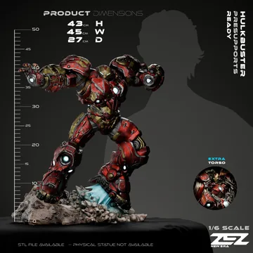 Hulkbuster Sculpture thumbnail 6
