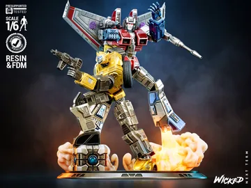 Wicked August 2026 Term Tranformers Bumbublee and Starscream Diorama thumbnail 5