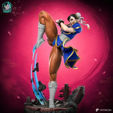 Chun-Li Sculpture thumbnail 2