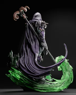 Skeletor Sculpture thumbnail 5