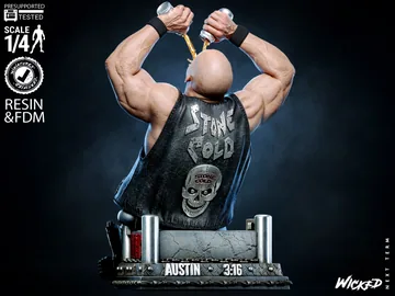 Wicked WILDCARD Steve Austin Bust thumbnail 2