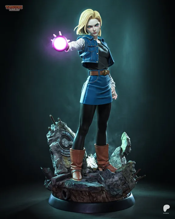 Android 18 Sculpture