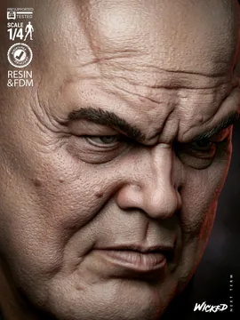 Kingpin and Daredevil Bust thumbnail 4