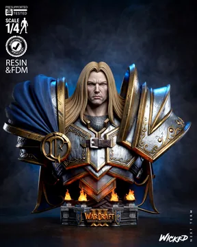 Arthas Bust thumbnail 1
