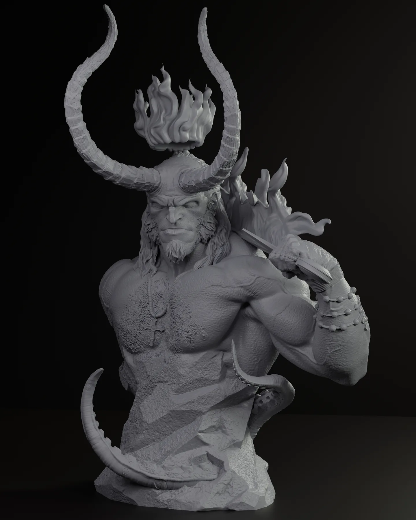 Hellboy Bust