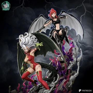 Erza x Mirajane Diorama thumbnail 2