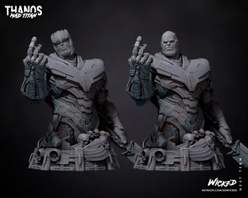 Thanos Bust thumbnail 3