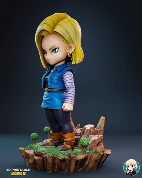 Android 18 Chibi thumbnail 4