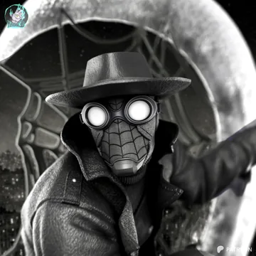 Spider-Man Noir Sculpture thumbnail 4
