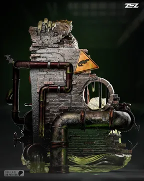 Killer Croc Sculpture thumbnail 3