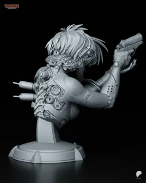 Motoko Bust thumbnail 3