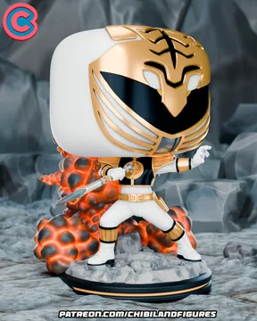 White Ranger Chibi thumbnail 4