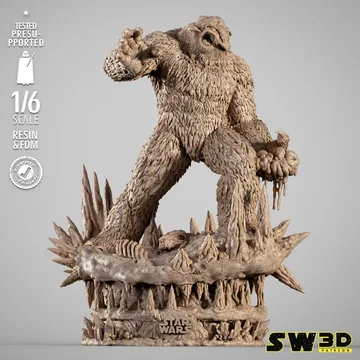Wampa Sculpture thumbnail 1