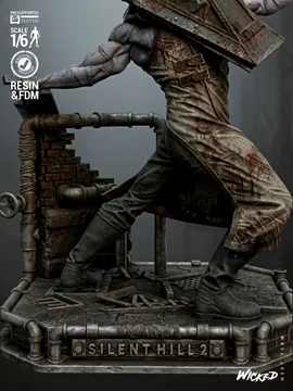 Pyramid Head Sculpture thumbnail 3
