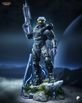 Master Chief Sculpture thumbnail 1