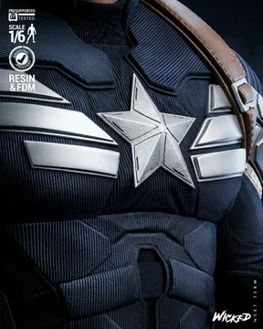 Captain America Sculpture thumbnail 2