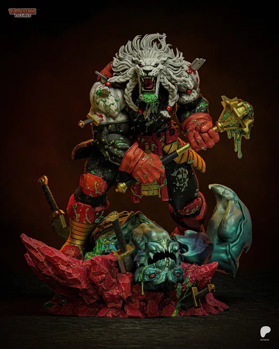 Battle Beast Sculpture