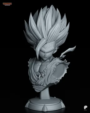Gohan SSJ2 Bust thumbnail 5
